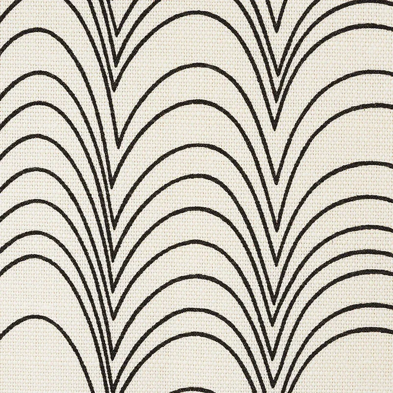 RICHTER fabric BLACK color by Schumacher