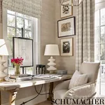 RICHTER fabric BLACK color by Schumacher
