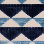 RIDGE LINE VELVET Fabric – SLATE BLUE | Schumacher | Wallpap RIDGE LINE VELVET fabric SLATE BLUE color by Schumacher