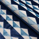 RIDGE LINE VELVET Fabric – SLATE BLUE | Schumacher | Wallpap RIDGE LINE VELVET fabric SLATE BLUE color by Schumacher