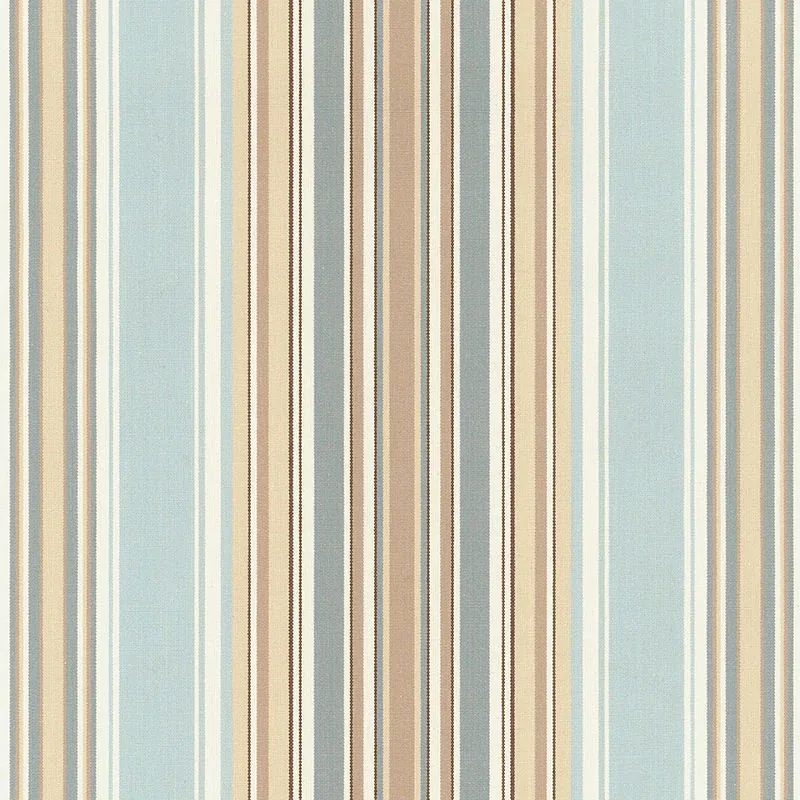 RIDGE STRIPE fabric MINERAL color by Schumacher