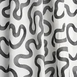 Riley Embroidery Fabric – BLACK ON IVORY | Schumacher | Wall Riley Embroidery fabric BLACK ON IVORY color by Schumacher