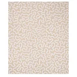Riley Embroidery Fabric – IVORY ON NATURAL | Schumacher | Wa Riley Embroidery fabric IVORY ON NATURAL color by Schumacher