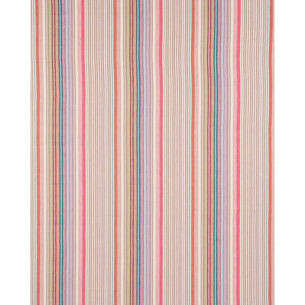 RIPPLE HAND WOVEN STRIPE fabric MACAROON color by Schumacher