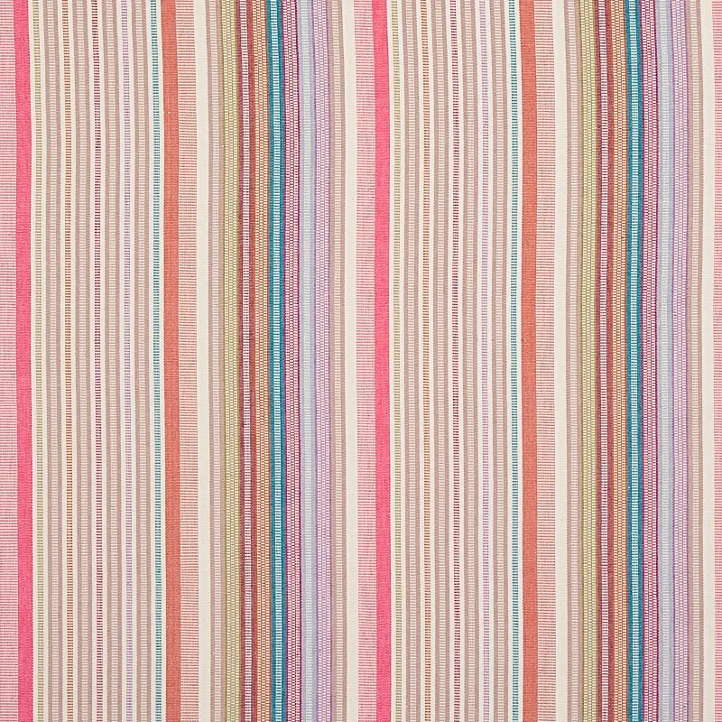 RIPPLE HAND WOVEN STRIPE fabric MACAROON color by Schumacher