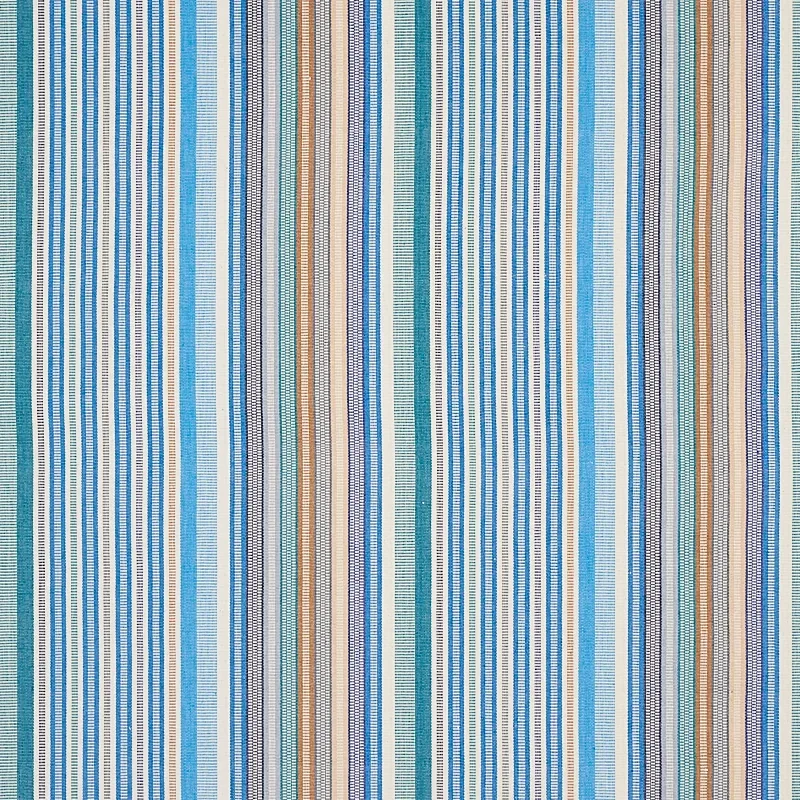 RIPPLE HAND WOVEN STRIPE fabric SURF color by Schumacher