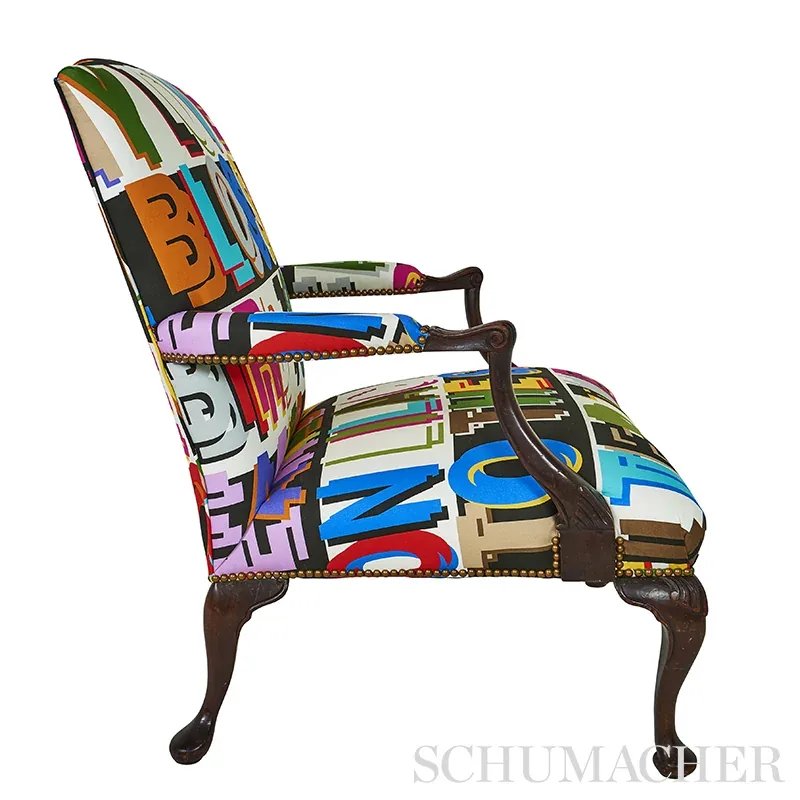 ROBERT BURNS Fabric – MULTI | Schumacher | Wallpaper Twins ROBERT BURNS fabric MULTI color by Schumacher
