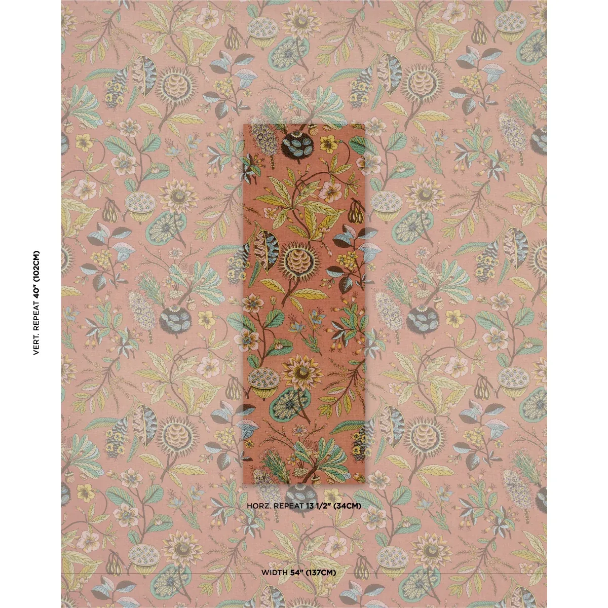 ROCA REDONDA Fabric – SPICE | Schumacher | Wallpaper Twins ROCA REDONDA fabric SPICE color by Schumacher