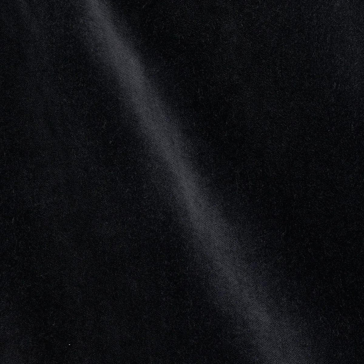 Rocky Performance Velvet fabric BLACK color by Schumacher