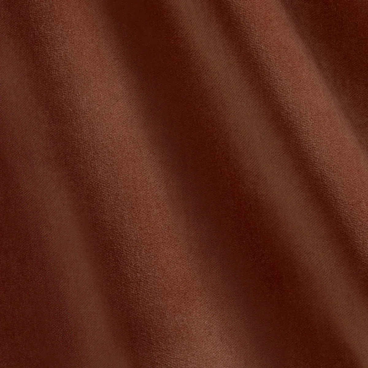 Rocky Performance Velvet fabric TERRACOTTA color by Schumacher