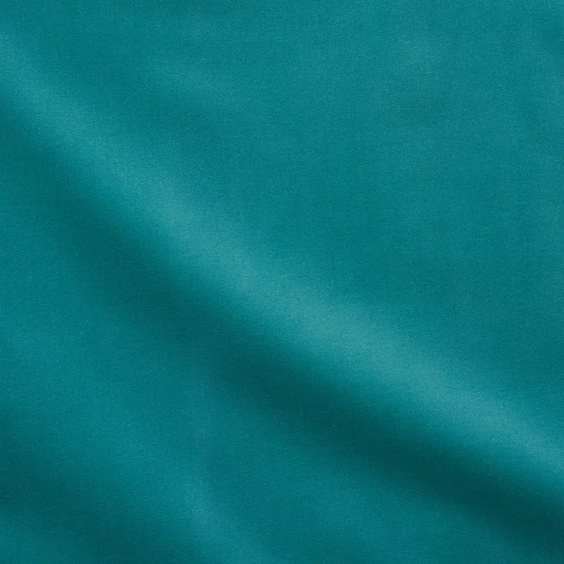 Rocky Performance Velvet fabric TURQUOISE color by Schumacher