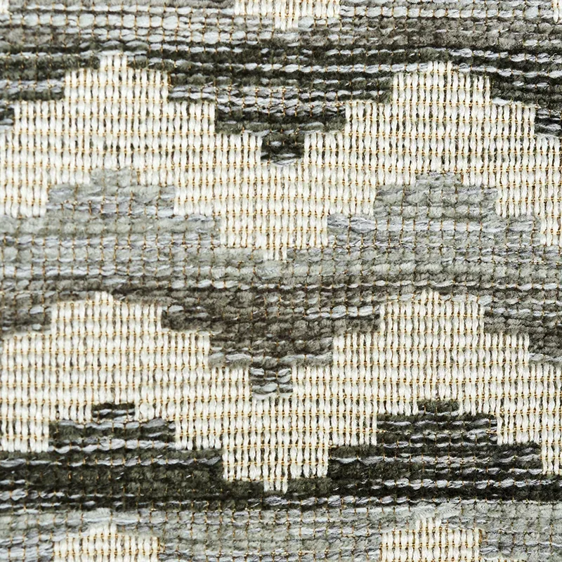 ROEBUCK PERFORMANCE fabric GREY color by Schumacher