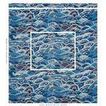 ROLLING HILLS fabric BLUES color by Schumacher