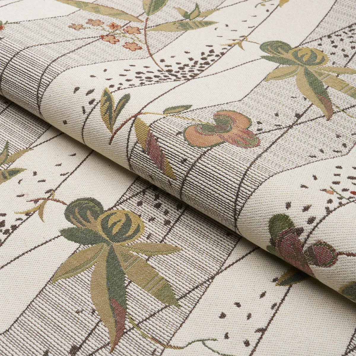 ROMOLA FLORAL Fabric – BIRCH | Schumacher | Wallpaper Twins ROMOLA FLORAL fabric BIRCH color by Schumacher