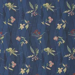 ROMOLA FLORAL fabric CADET color by Schumacher