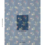ROMOLA FLORAL fabric CADET color by Schumacher