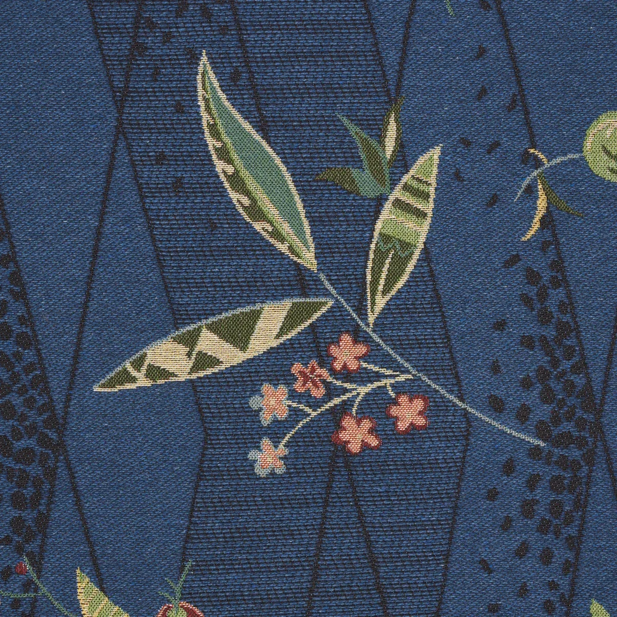 ROMOLA FLORAL fabric CADET color by Schumacher