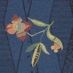 ROMOLA FLORAL fabric CADET color by Schumacher