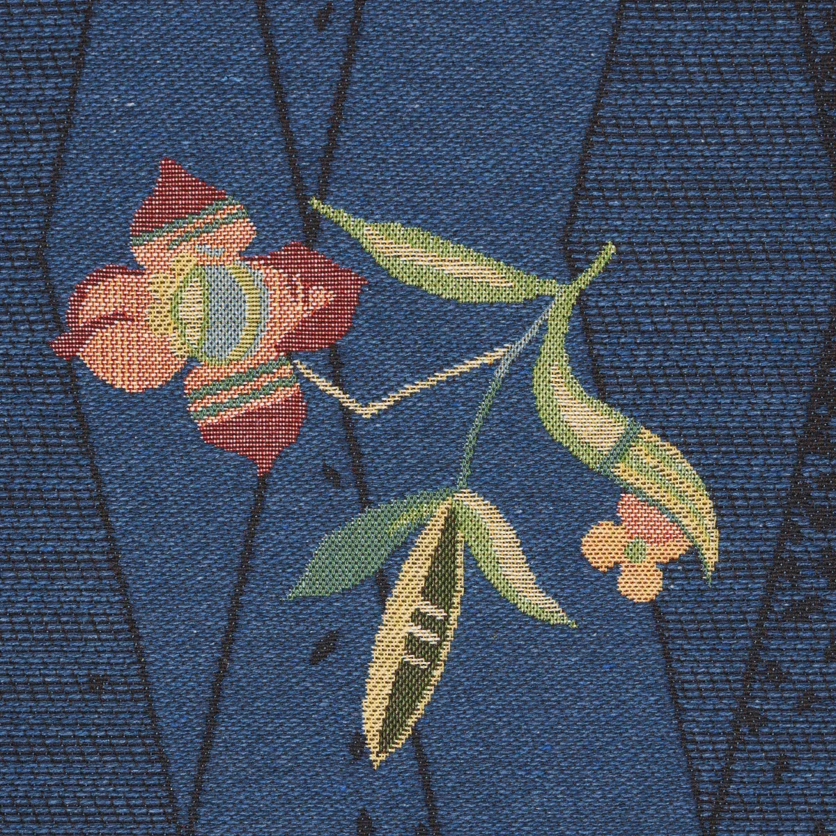 ROMOLA FLORAL fabric CADET color by Schumacher
