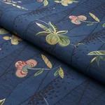 ROMOLA FLORAL fabric CADET color by Schumacher
