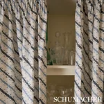 RONNIE Fabric – BLUE | Schumacher | Wallpaper Twins RONNIE fabric BLUE color by Schumacher