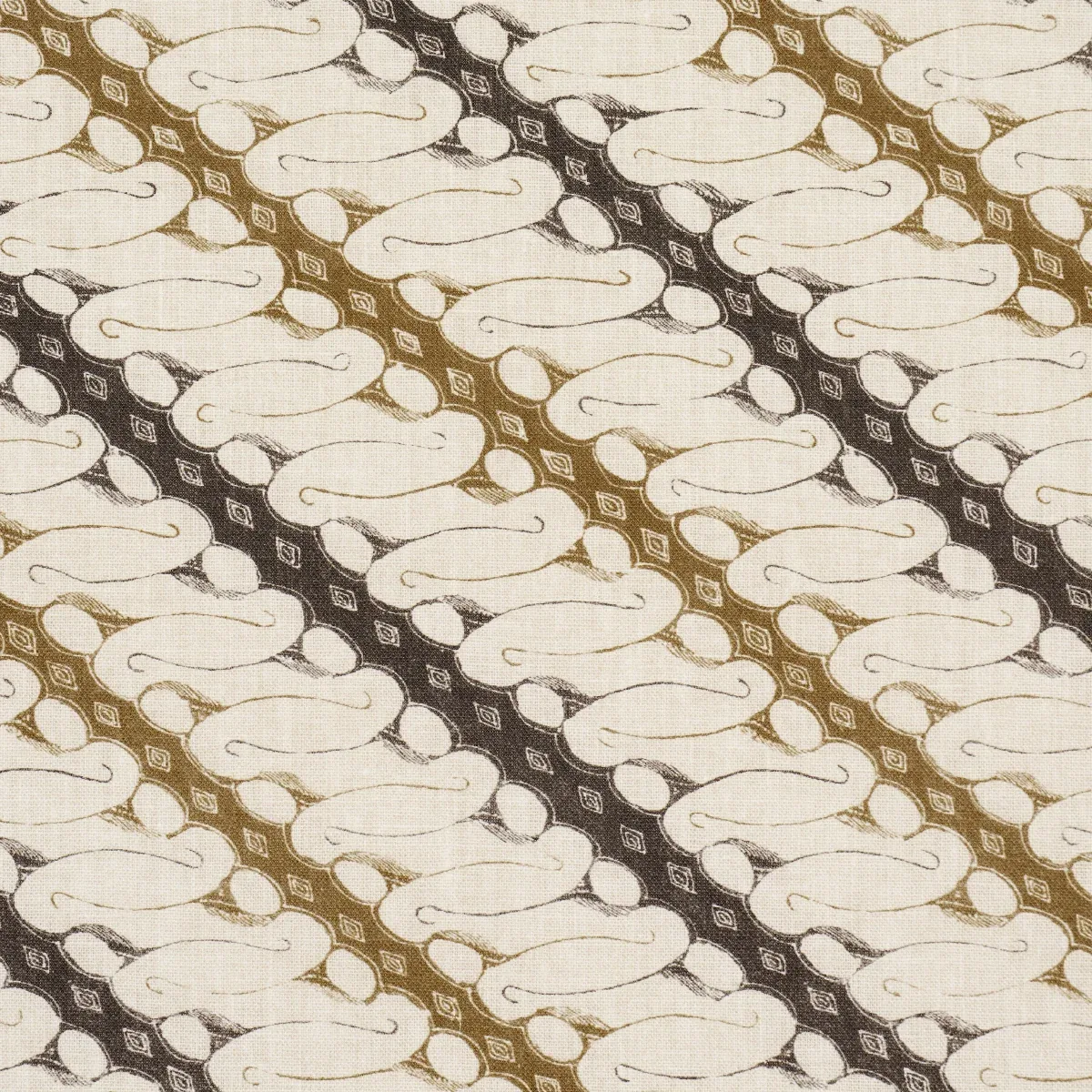 RONNIE fabric BROWN color by Schumacher