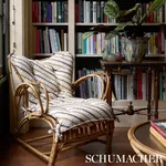 RONNIE fabric BROWN color by Schumacher