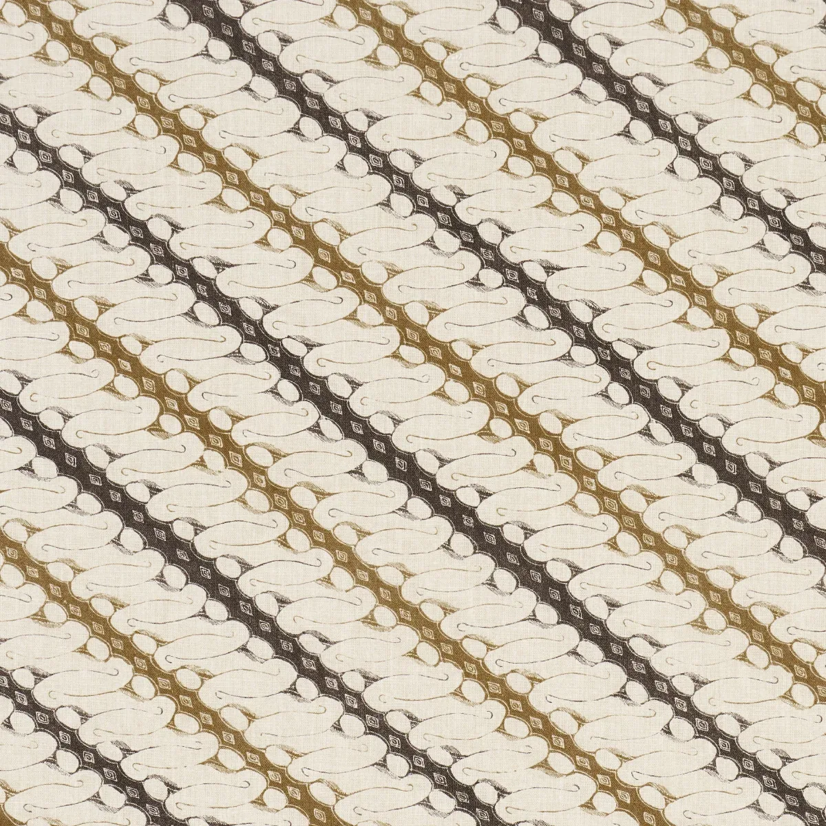 RONNIE fabric BROWN color by Schumacher