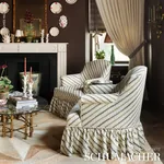 RONNIE fabric GREEN color by Schumacher
