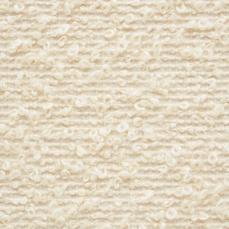 ROSCOE BOUCLÉ Fabric – CLOUD | Schumacher | Wallpaper Twins ROSCOE BOUCLÉ fabric CLOUD color by Schumacher