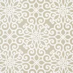 Rosegate Embroidered Print Fabric – PUMICE | Schumacher | Wa Rosegate Embroidered Print fabric PUMICE color by Schumacher