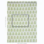 ROSENBORG HAND PRINT fabric GREEN color by Schumacher