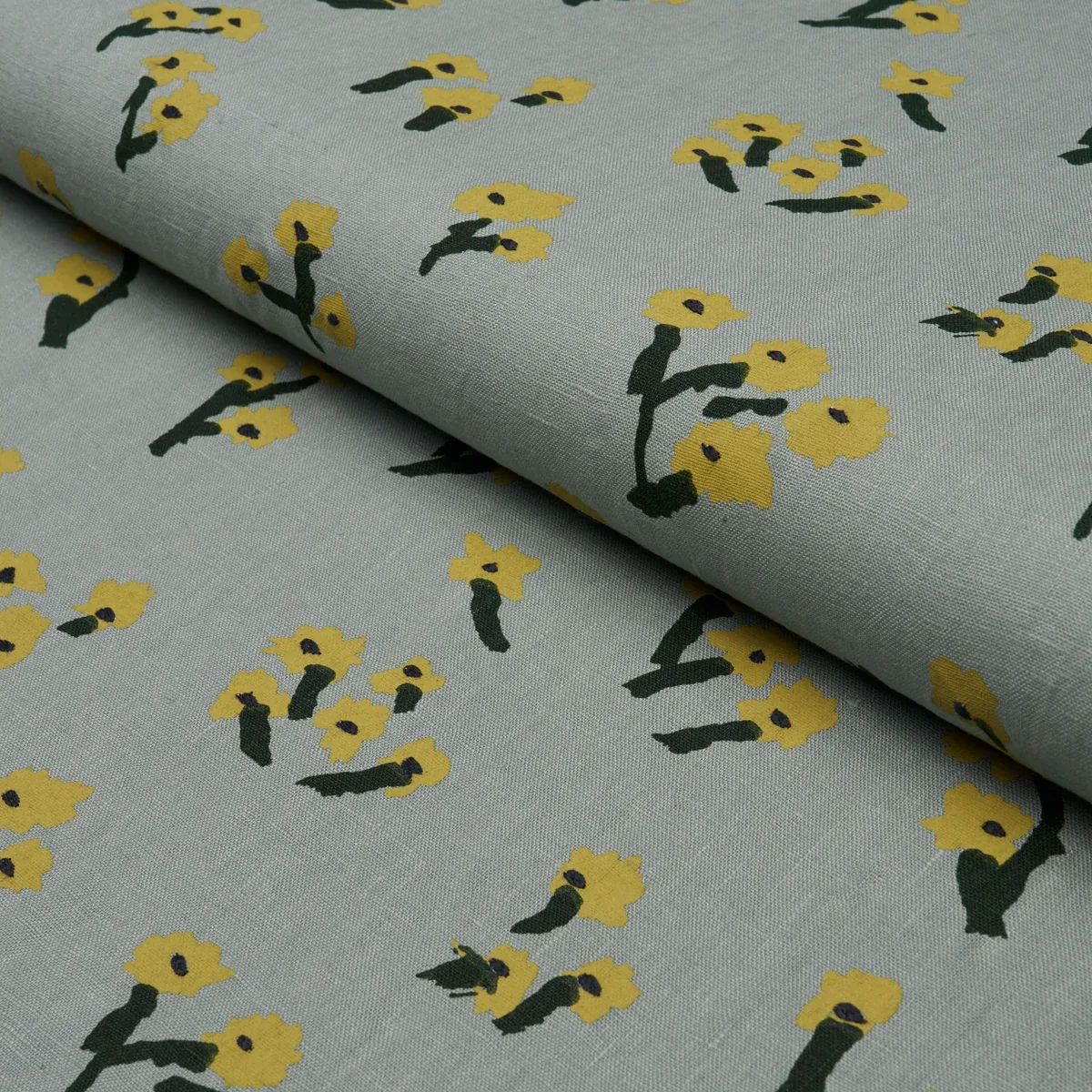ROSIE POSY Fabric – SKY | Schumacher | Wallpaper Twins ROSIE POSY fabric SKY color by Schumacher