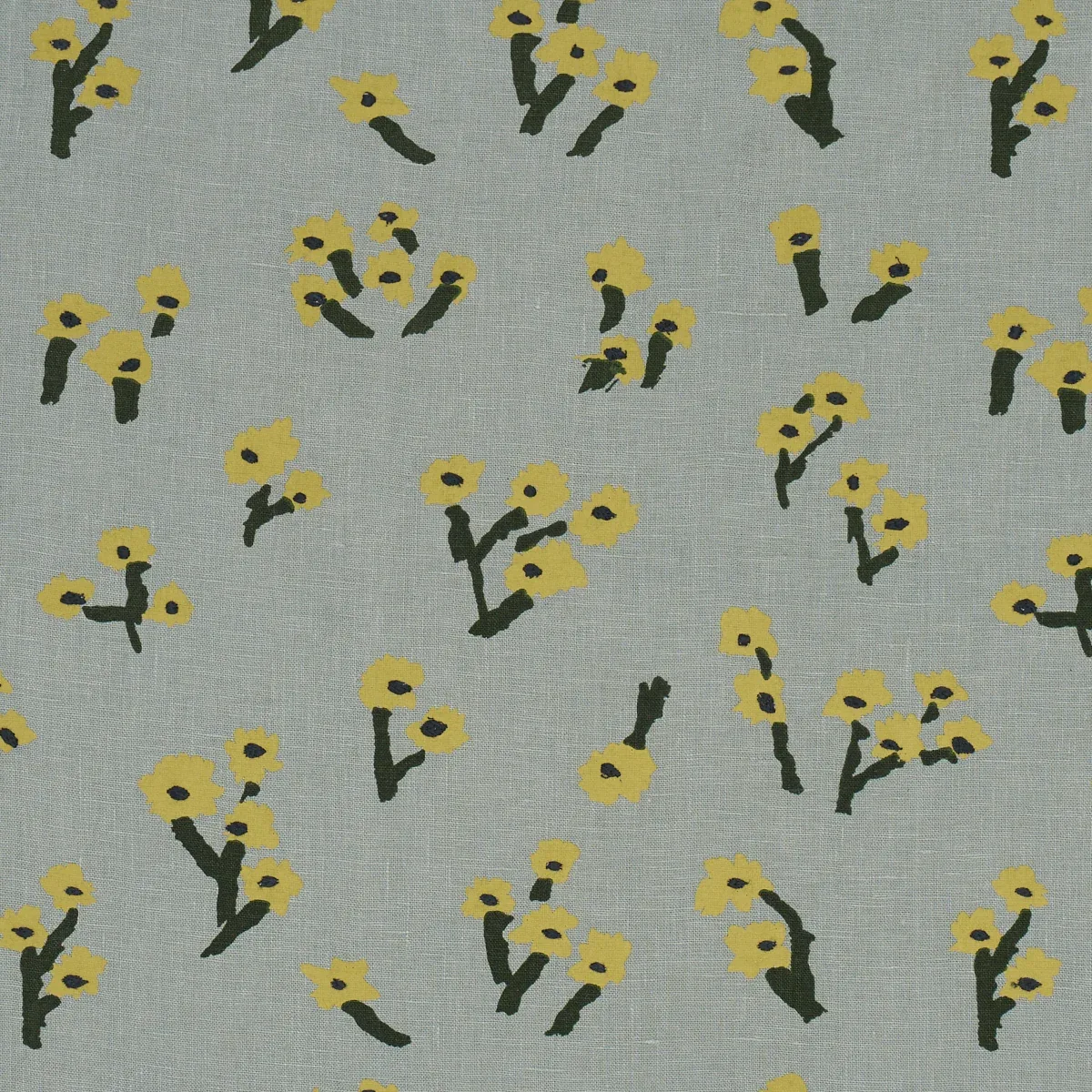 ROSIE POSY fabric SKY color by Schumacher