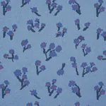 ROSIE POSY WOVEN Fabric – BLUE | Schumacher | Wallpaper Twin ROSIE POSY WOVEN fabric BLUE color by Schumacher