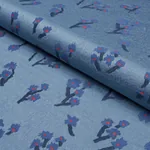 ROSIE POSY WOVEN Fabric – BLUE | Schumacher | Wallpaper Twin ROSIE POSY WOVEN fabric BLUE color by Schumacher