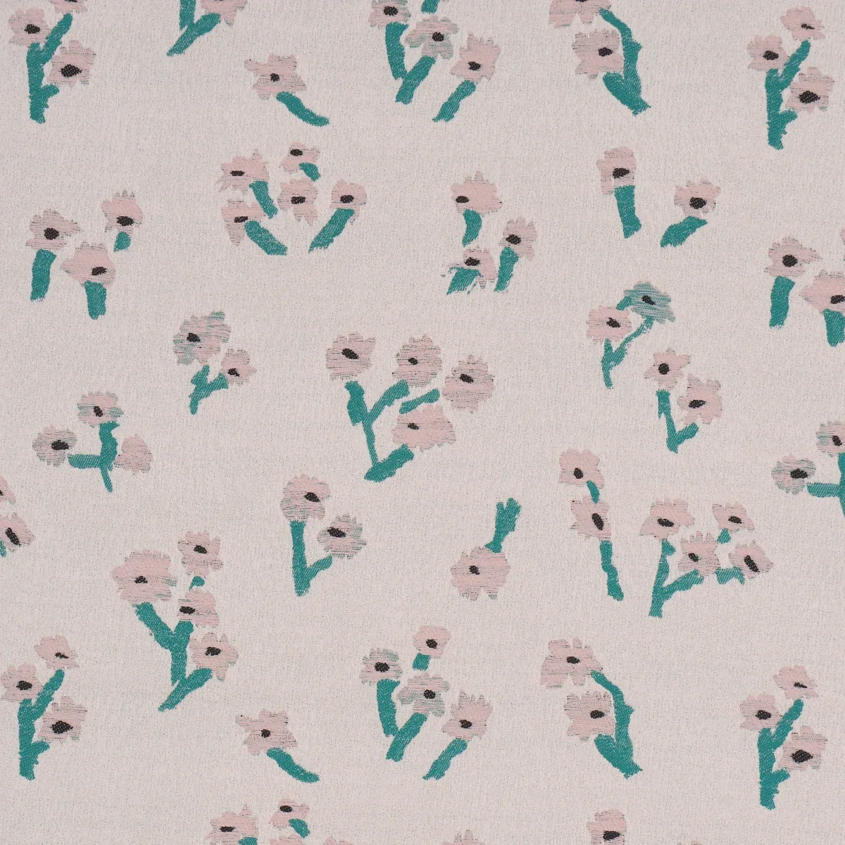 ROSIE POSY WOVEN fabric PINK color by Schumacher
