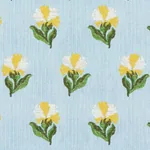 ROSINA FLORAL fabric MARIGOLD color by Schumacher