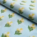 ROSINA FLORAL fabric MARIGOLD color by Schumacher