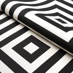 ROXBURY INDOOR/OUTDOOR Fabric – BLACK | Schumacher | Wallpap ROXBURY INDOOR/OUTDOOR fabric BLACK color by Schumacher