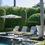 ROXBURY INDOOR/OUTDOOR Fabric – BLACK | Schumacher | Wallpap ROXBURY INDOOR/OUTDOOR fabric BLACK color by Schumacher