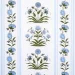 ROYAL POPPY STRIPE Fabric – SKY | Schumacher | Wallpaper Twi ROYAL POPPY STRIPE fabric SKY color by Schumacher