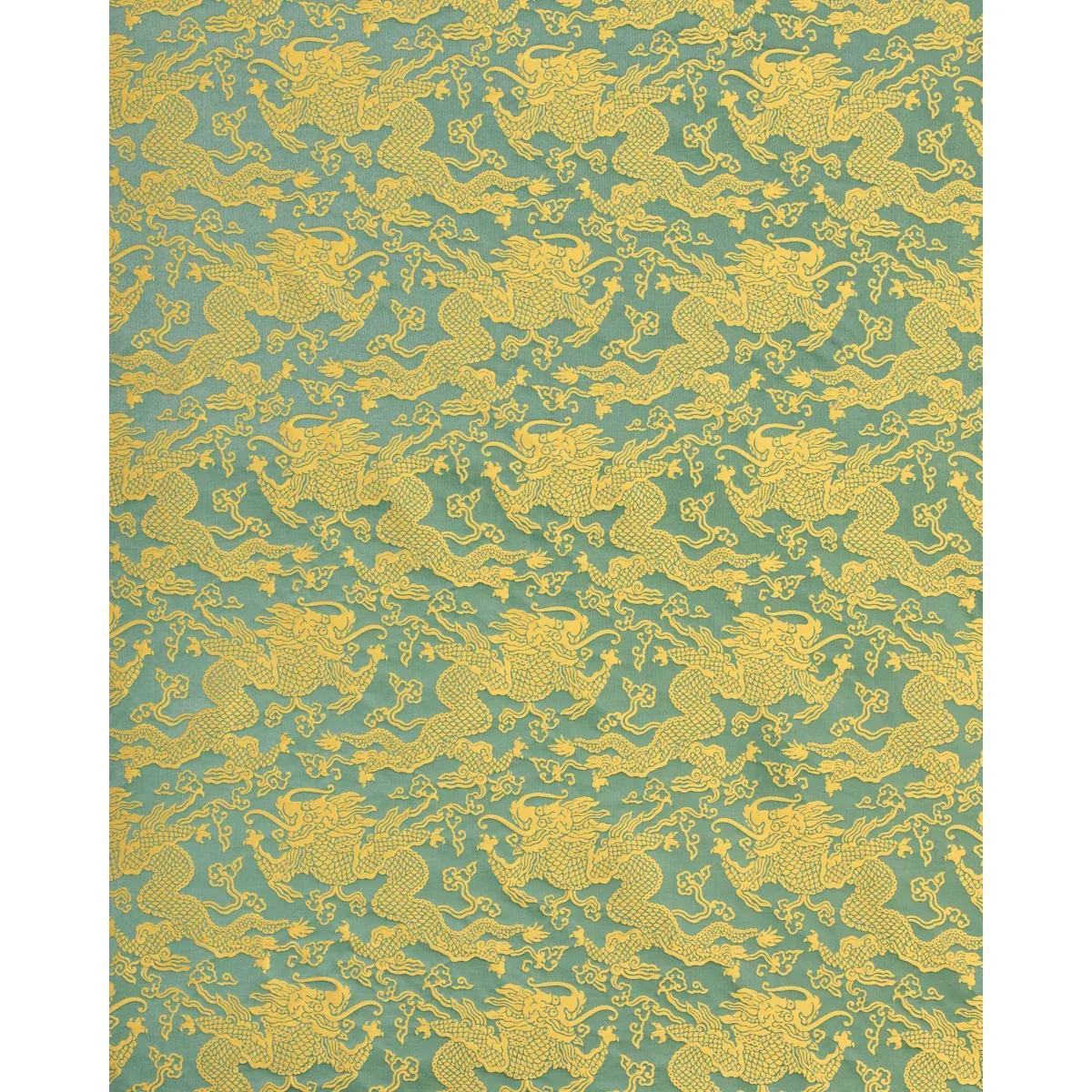 RUAN DRAGON DAMASK Fabric – GOLD | Schumacher | Wallpaper Tw RUAN DRAGON DAMASK fabric GOLD color by Schumacher