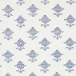 RUBIA EMBROIDERY Fabric – BLUE | Schumacher | Wallpaper Twin RUBIA EMBROIDERY fabric BLUE color by Schumacher