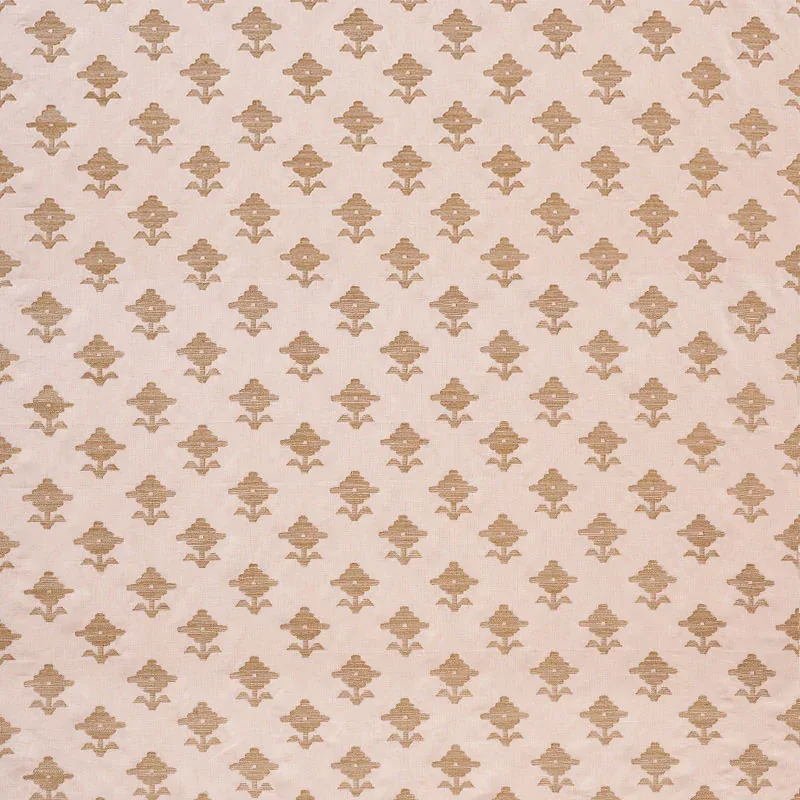 RUBIA EMBROIDERY Fabric – BLUSH | Schumacher | Wallpaper Twi RUBIA EMBROIDERY fabric BLUSH color by Schumacher