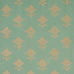 RUBIA EMBROIDERY Fabric – MINERAL | Schumacher | Wallpaper T RUBIA EMBROIDERY fabric MINERAL color by Schumacher