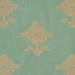 RUBIA EMBROIDERY Fabric – MINERAL | Schumacher | Wallpaper T RUBIA EMBROIDERY fabric MINERAL color by Schumacher