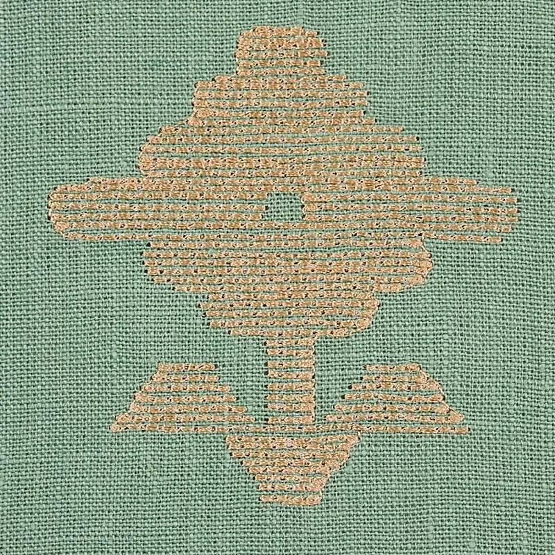RUBIA EMBROIDERY Fabric – MINERAL | Schumacher | Wallpaper T RUBIA EMBROIDERY fabric MINERAL color by Schumacher