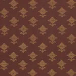 RUBIA EMBROIDERY fabric UMBER color by Schumacher