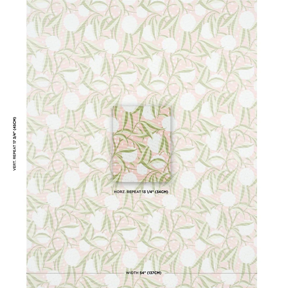 RUBUS COTTON LINEN Fabric – BLUSH | Schumacher | Wallpaper T RUBUS COTTON LINEN fabric BLUSH color by Schumacher